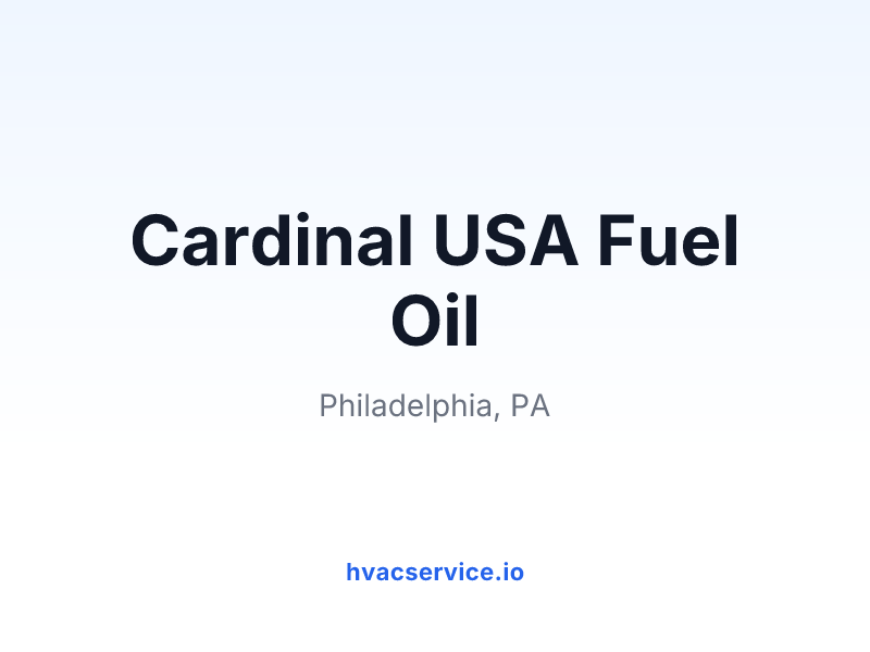 Cardinal USA Fuel Oil