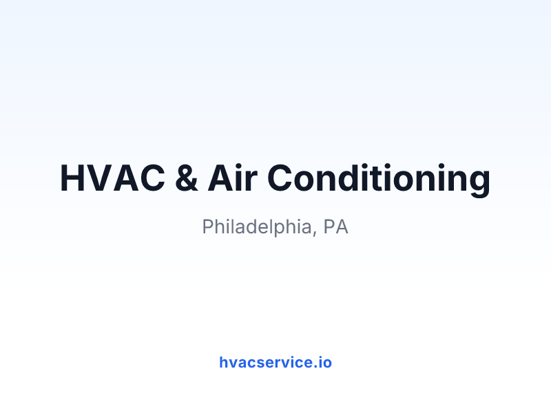 HVAC & Air Conditioning