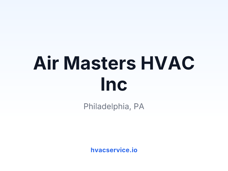 Air Masters HVAC Inc