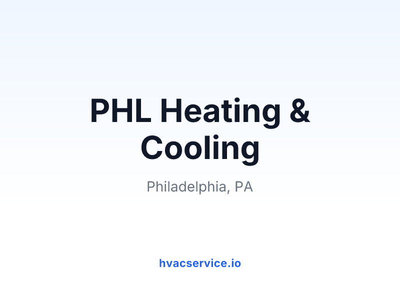 PHL Heating & Cooling