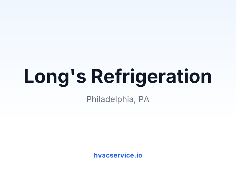 Long's Refrigeration