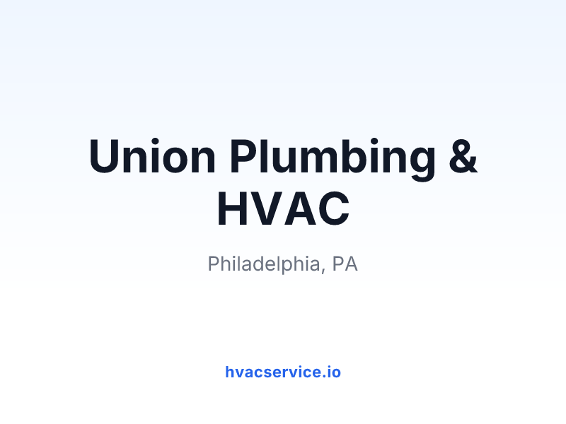 Union Plumbing & HVAC
