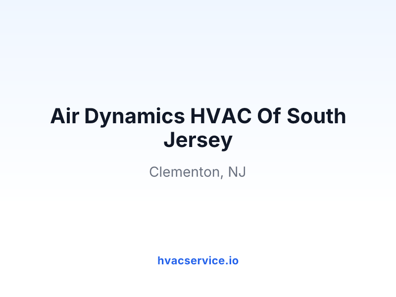 Air Dynamics HVAC Of South Jersey