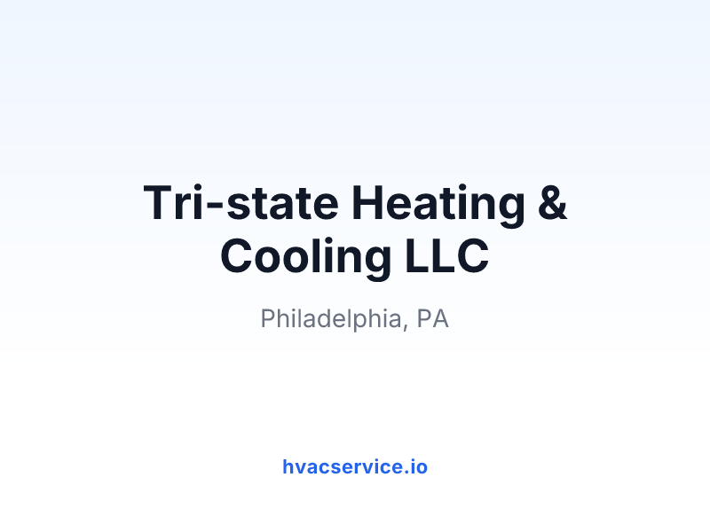 Tri-state Heating & Cooling LLC