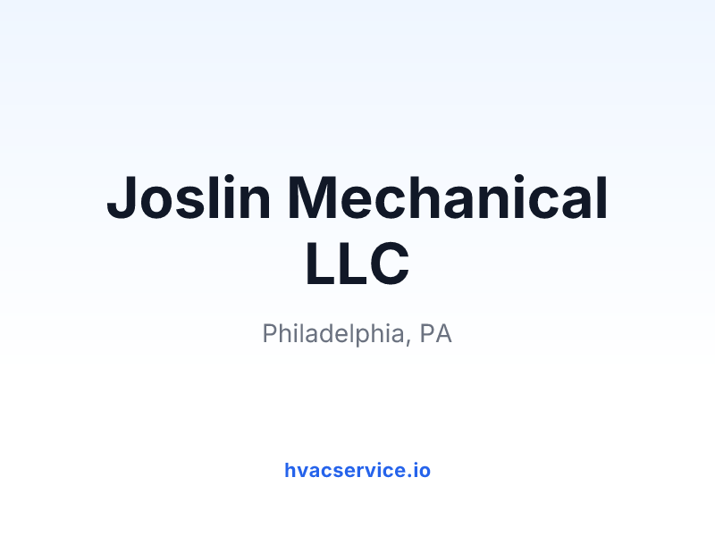 Joslin Mechanical LLC