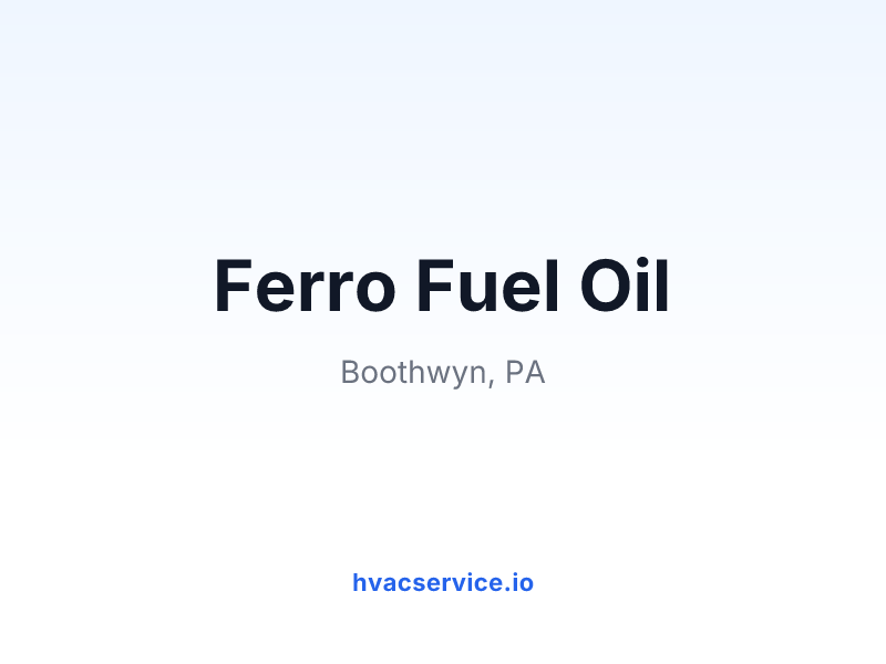 Ferro Fuel Oil
