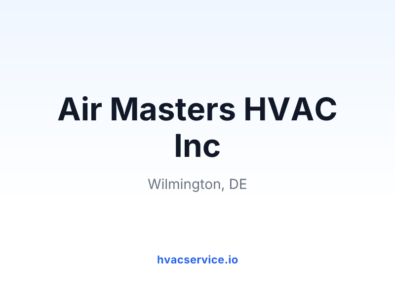 Air Masters HVAC Inc