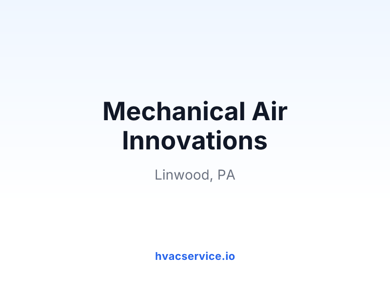 Mechanical Air Innovations