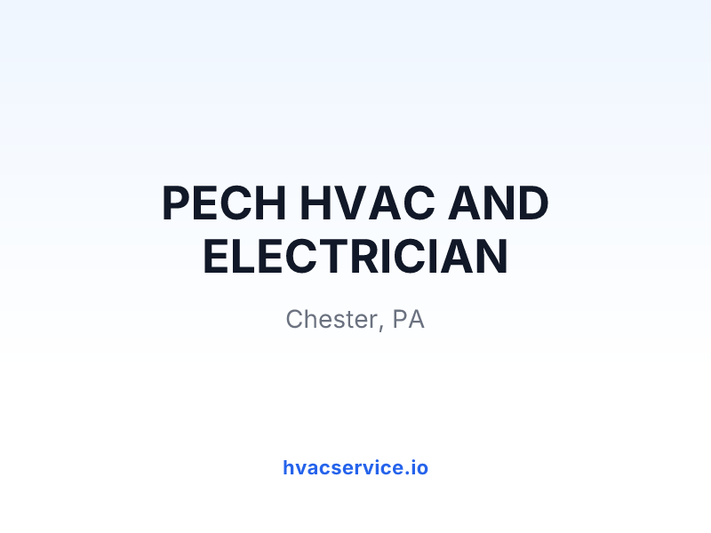 PECH HVAC AND ELECTRICIAN