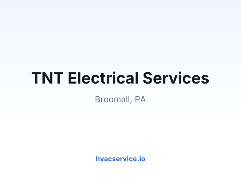 TNT Electrical Services
