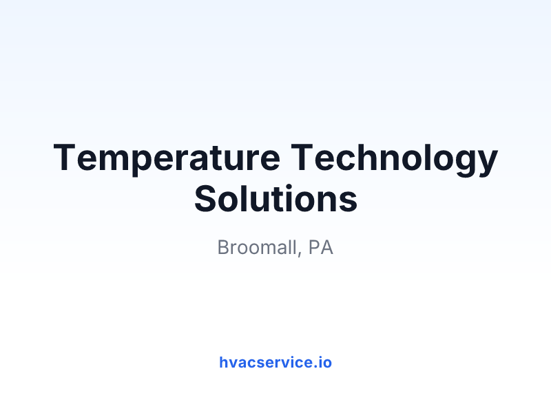 Temperature Technology Solutions