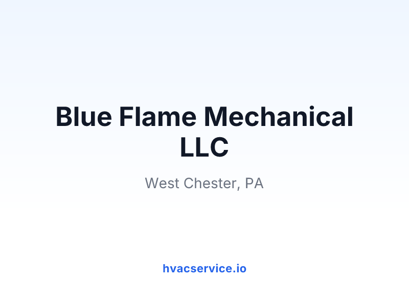 Blue Flame Mechanical LLC