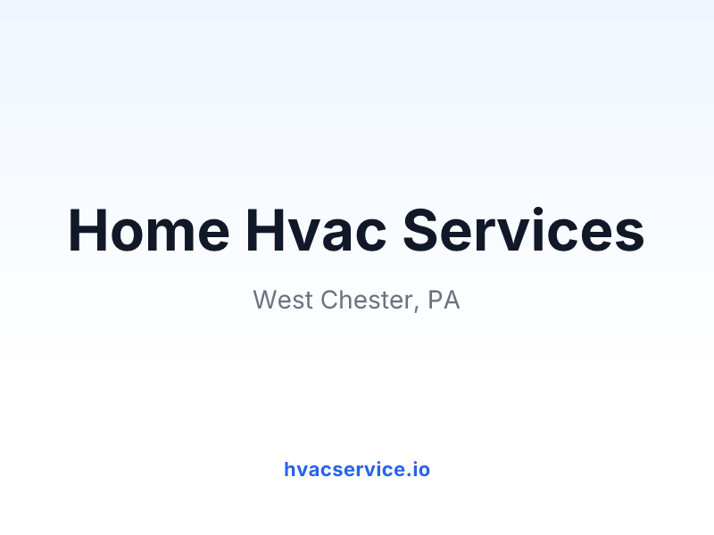 Home Hvac Services