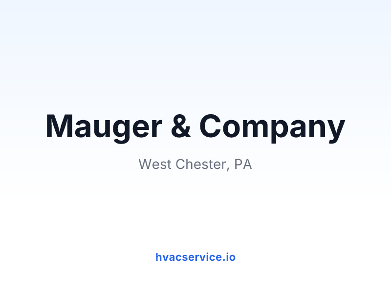 Mauger & Company