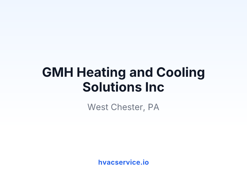 GMH Heating and Cooling Solutions Inc