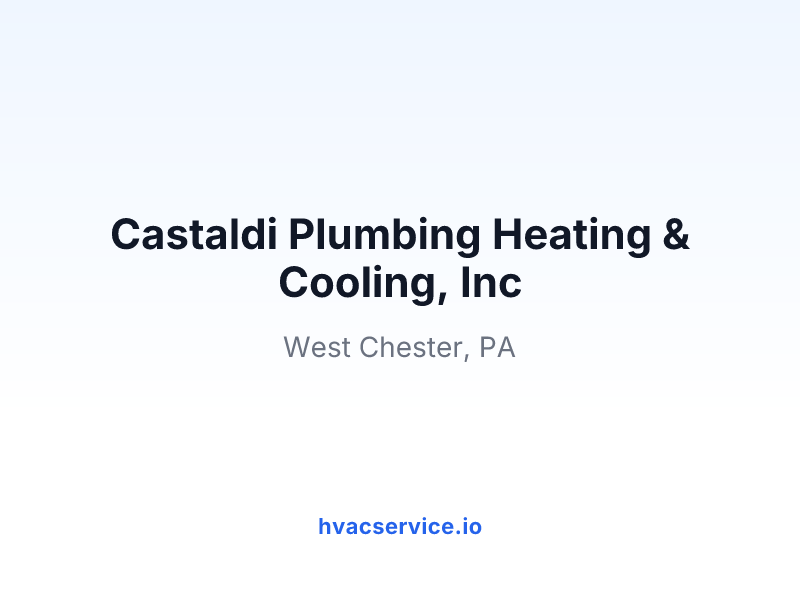 Castaldi Plumbing Heating & Cooling, Inc