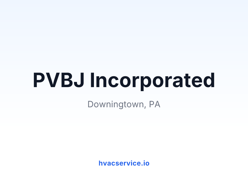 PVBJ Incorporated