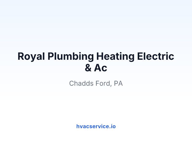 Royal Plumbing Heating Electric & Ac
