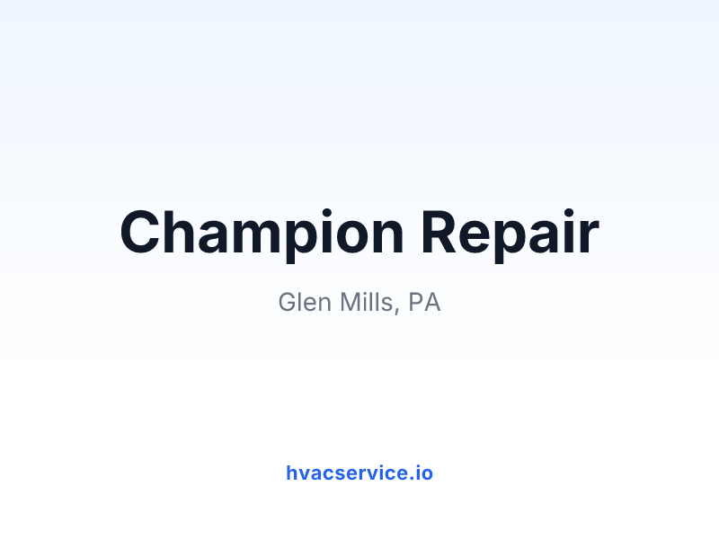 Champion Repair