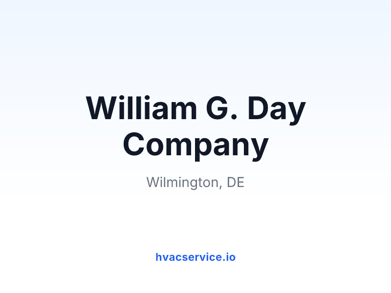 William G. Day Company