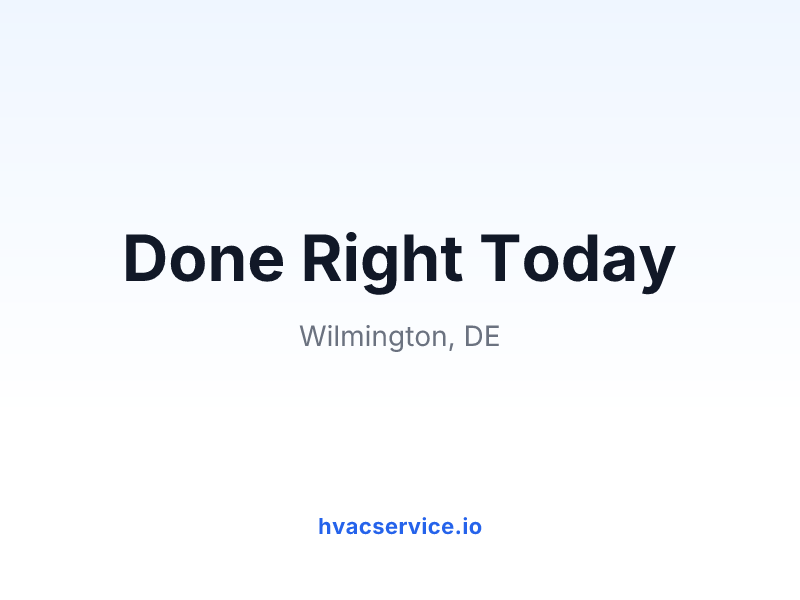 Done Right Today