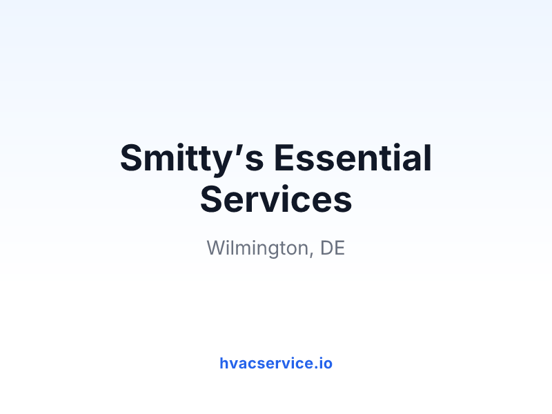 Smitty’s Essential Services