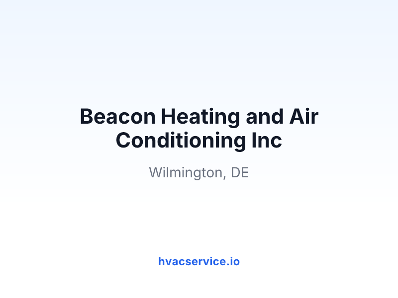 Beacon Heating and Air Conditioning Inc