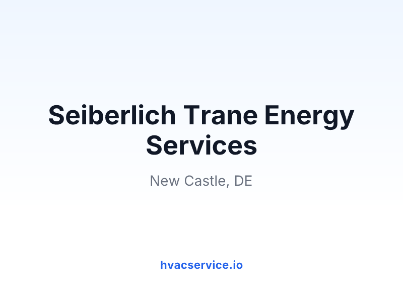 Seiberlich Trane Energy Services
