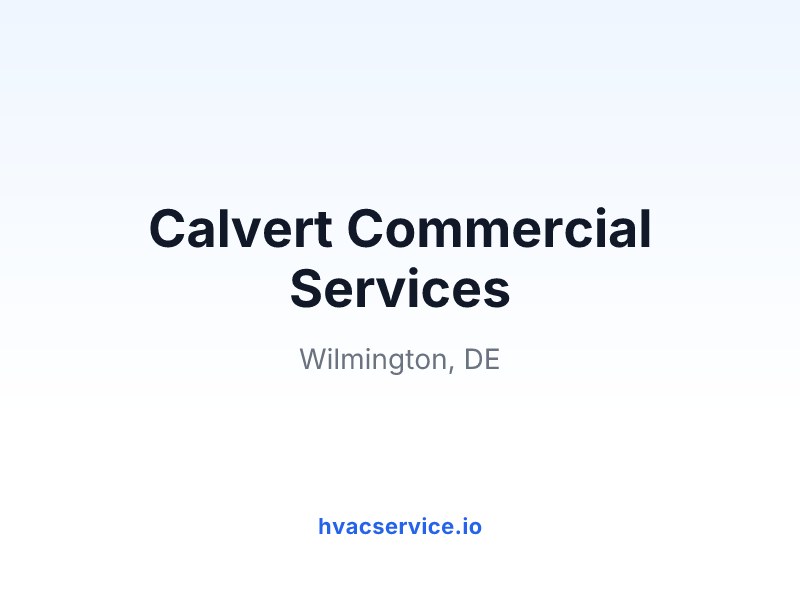 Calvert Commercial Services