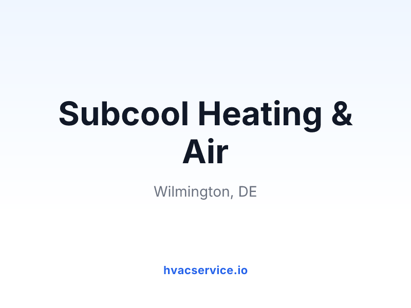 Subcool Heating & Air