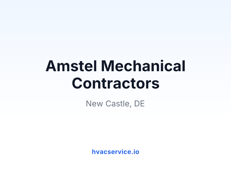 Amstel Mechanical Contractors