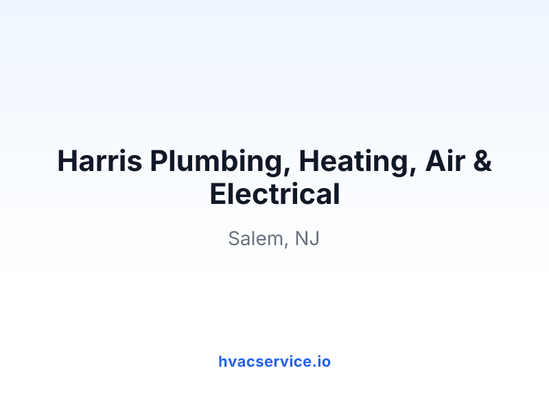 Harris Plumbing, Heating, Air & Electrical
