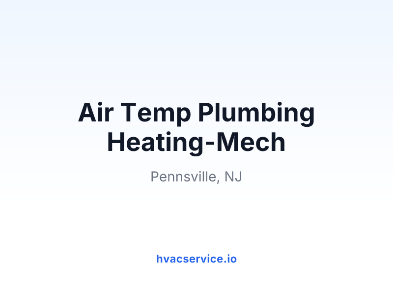 Air Temp Plumbing Heating-Mech
