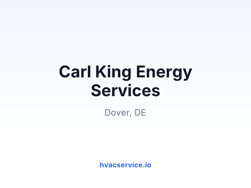 Carl King Energy Services