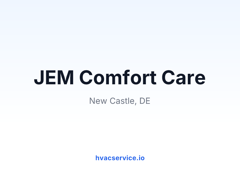 JEM Comfort Care