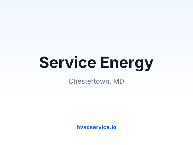 Service Energy