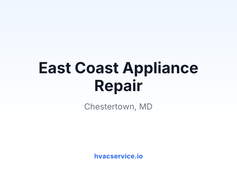 East Coast Appliance Repair