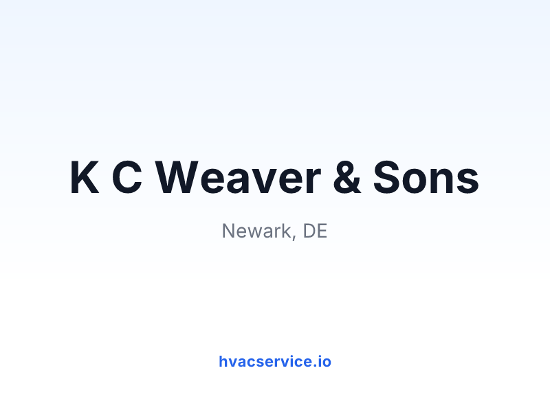 K C Weaver & Sons
