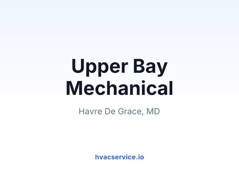Upper Bay Mechanical