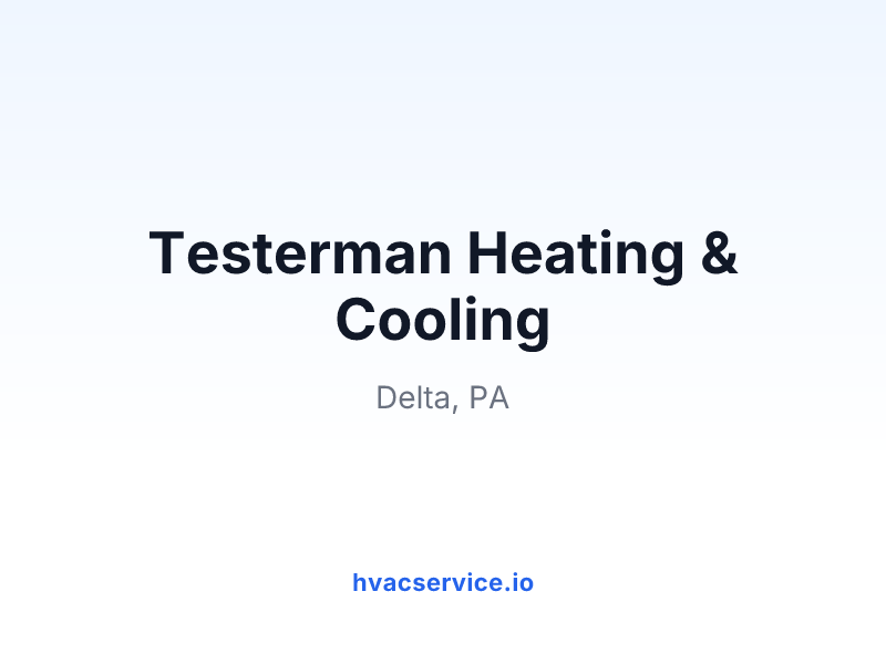 Testerman Heating & Cooling