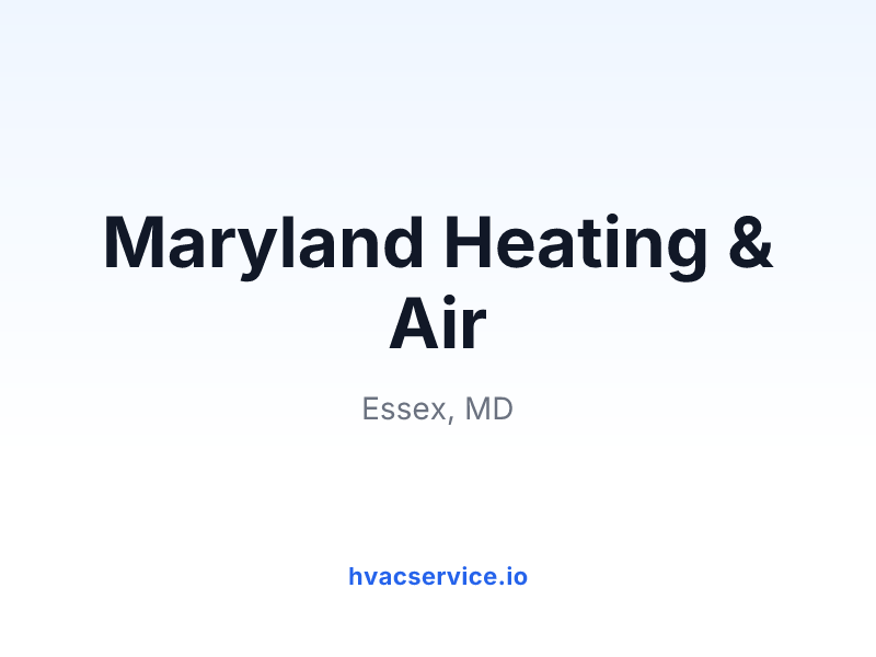 Maryland Heating & Air