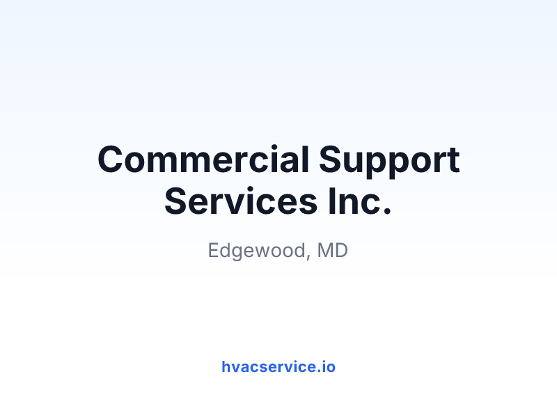 Commercial Support Services Inc.