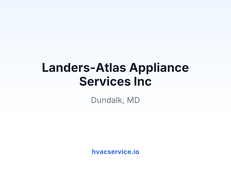 Landers-Atlas Appliance Services Inc