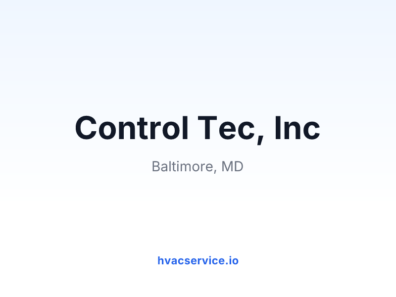 Control Tec, Inc