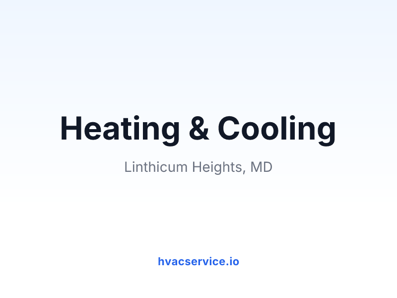 Heating & Cooling