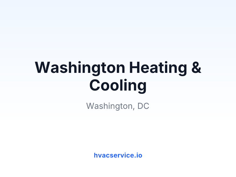 Washington Heating & Cooling
