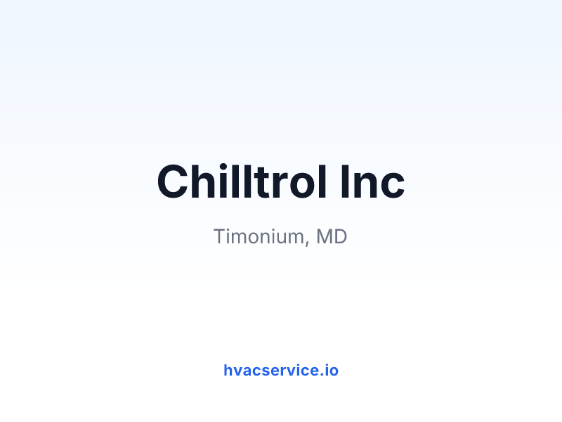 Chilltrol Inc