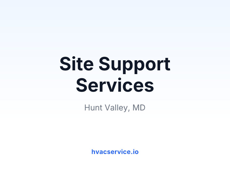 Site Support Services
