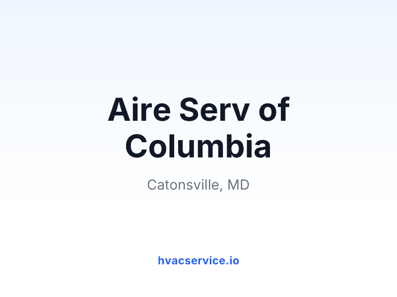 Aire Serv of Columbia