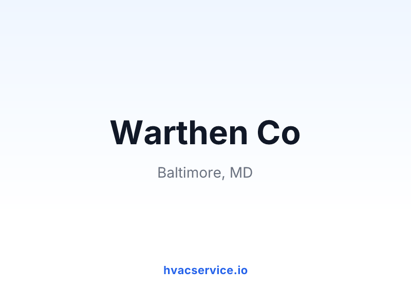 Warthen Co